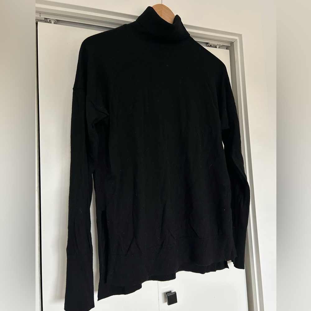 Aritzia Babaton Wool Turtleneck w/Side Slits